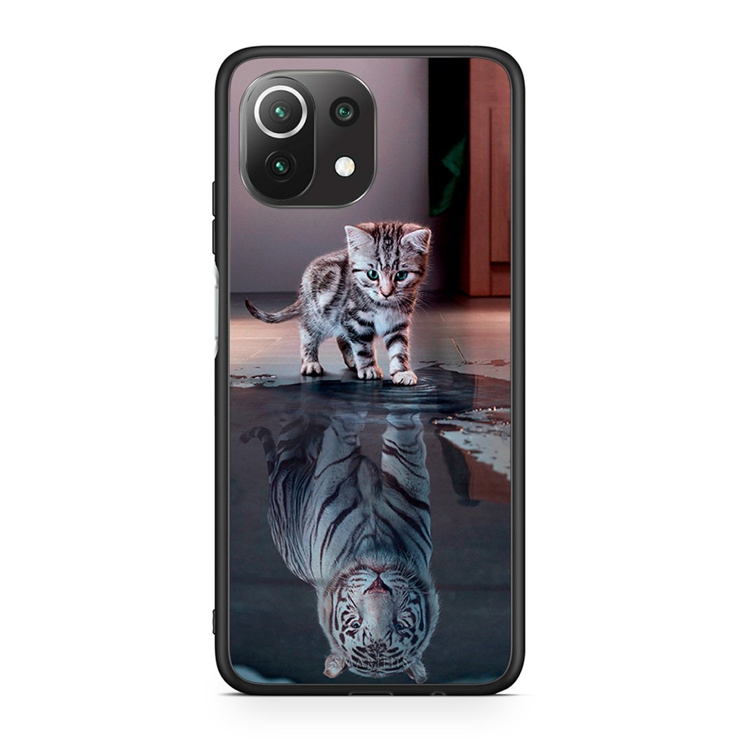 4 - Xiaomi 11 Lite/Mi 11 Lite Tiger Cute case, cover, bumper