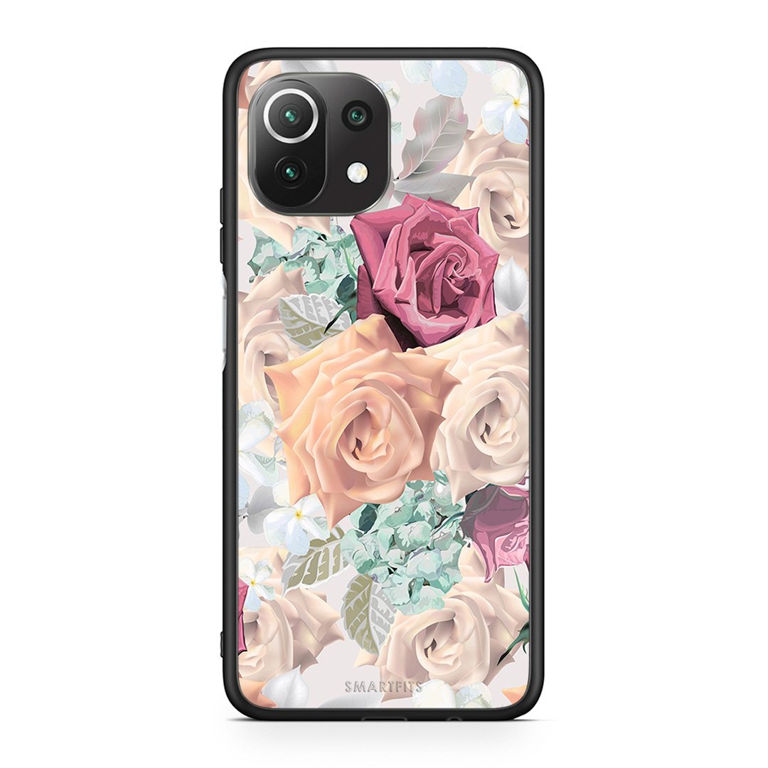 99 - Xiaomi 11 Lite/Mi 11 Lite Bouquet Floral case, cover, bumper