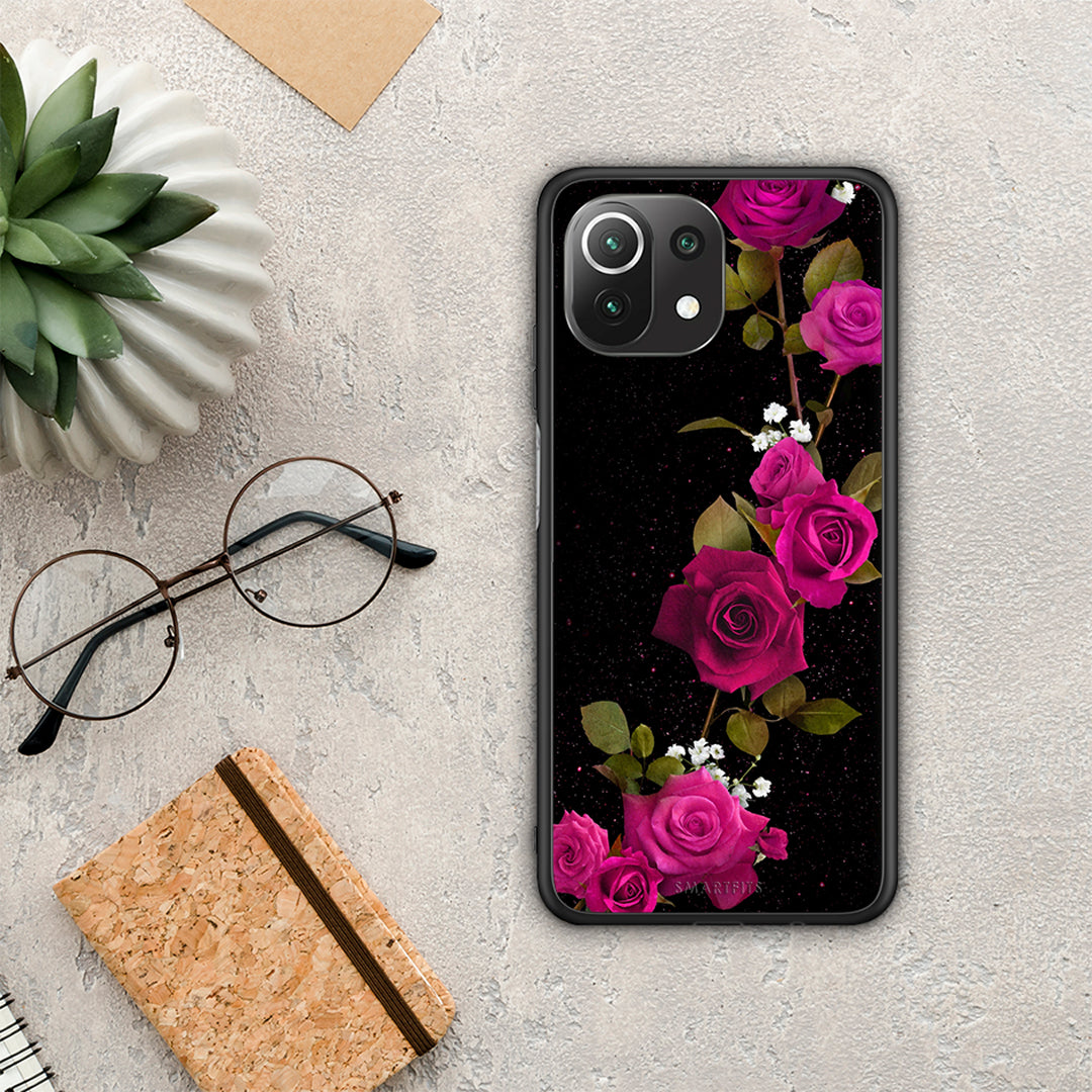 Flower Red Roses - Xiaomi 11 Lite 5G NE / Mi 11 Lite case