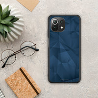 Thumbnail for Geometric Blue Abstract - Xiaomi 11 Lite 5G NE / Mi 11 Lite case