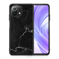 Thumbnail for Θήκη Xiaomi 11 Lite/Mi 11 Lite Marble Black από τη Smartfits με σχέδιο στο πίσω μέρος και μαύρο περίβλημα | Xiaomi 11 Lite/Mi 11 Lite Marble Black case with colorful back and black bezels