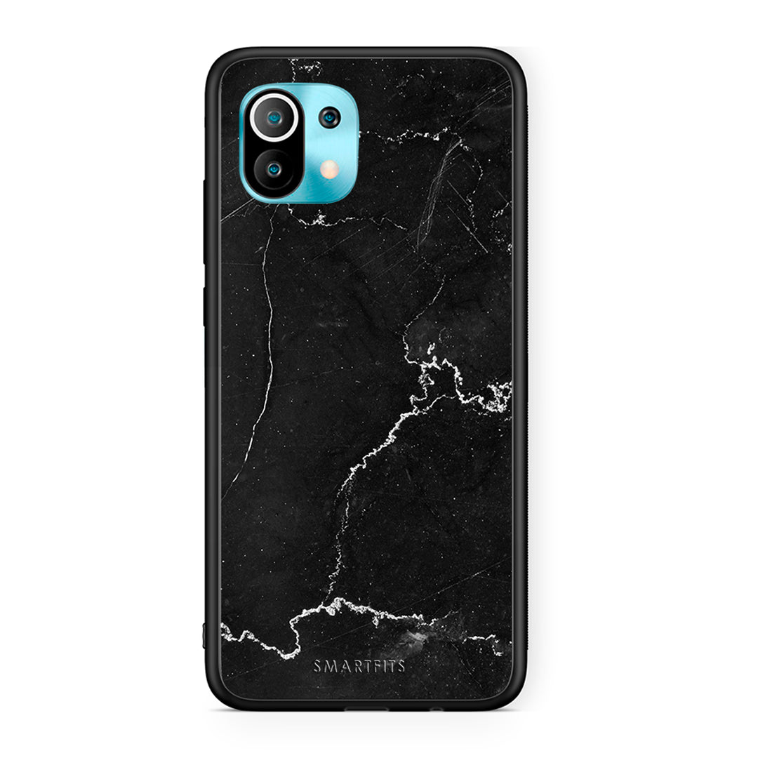 Xiaomi Mi 11 Marble Black θήκη από τη Smartfits με σχέδιο στο πίσω μέρος και μαύρο περίβλημα | Smartphone case with colorful back and black bezels by Smartfits