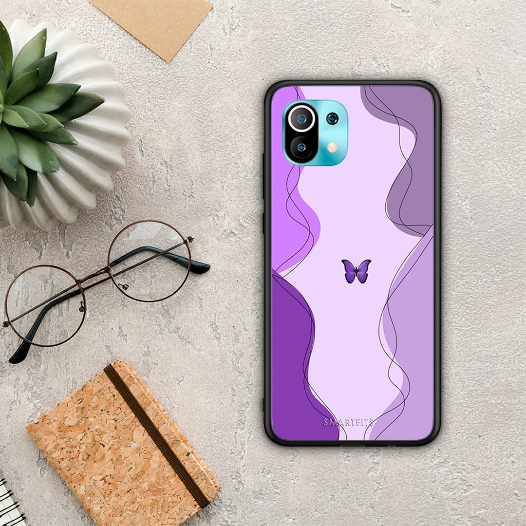 Purple Mariposa - Xiaomi Mi 11 / 11 Pro case