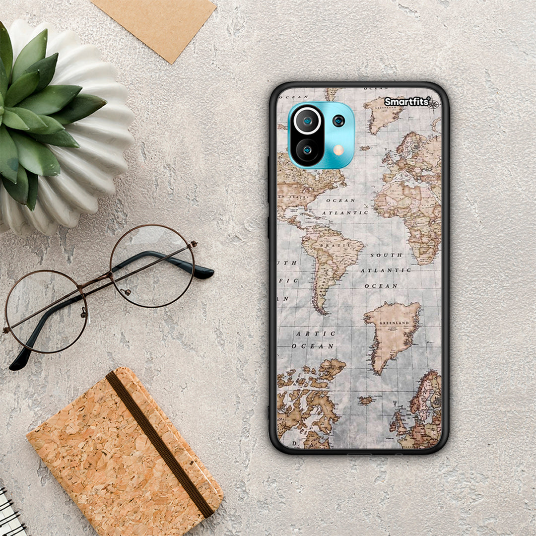 World Map - Xiaomi Mi 11 /11 Pro case