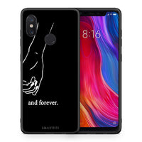 Thumbnail for Θήκη Αγίου Βαλεντίνου Xiaomi Mi 8 Always & Forever 2 από τη Smartfits με σχέδιο στο πίσω μέρος και μαύρο περίβλημα | Xiaomi Mi 8 Always & Forever 2 case with colorful back and black bezels