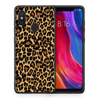Thumbnail for Θήκη Xiaomi Mi 8 Leopard Animal από τη Smartfits με σχέδιο στο πίσω μέρος και μαύρο περίβλημα | Xiaomi Mi 8 Leopard Animal case with colorful back and black bezels