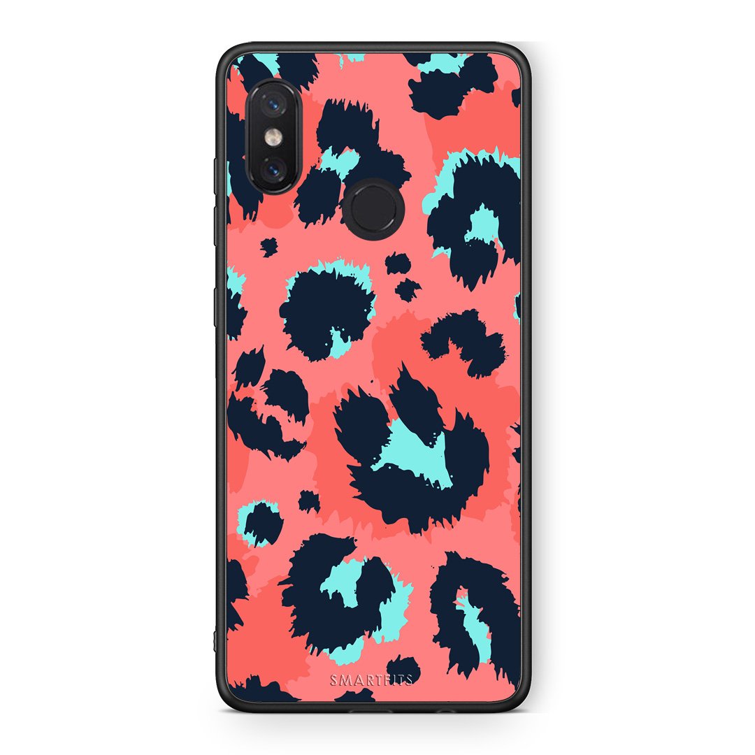 22 - Xiaomi Mi 8 Pink Leopard Animal case, cover, bumper