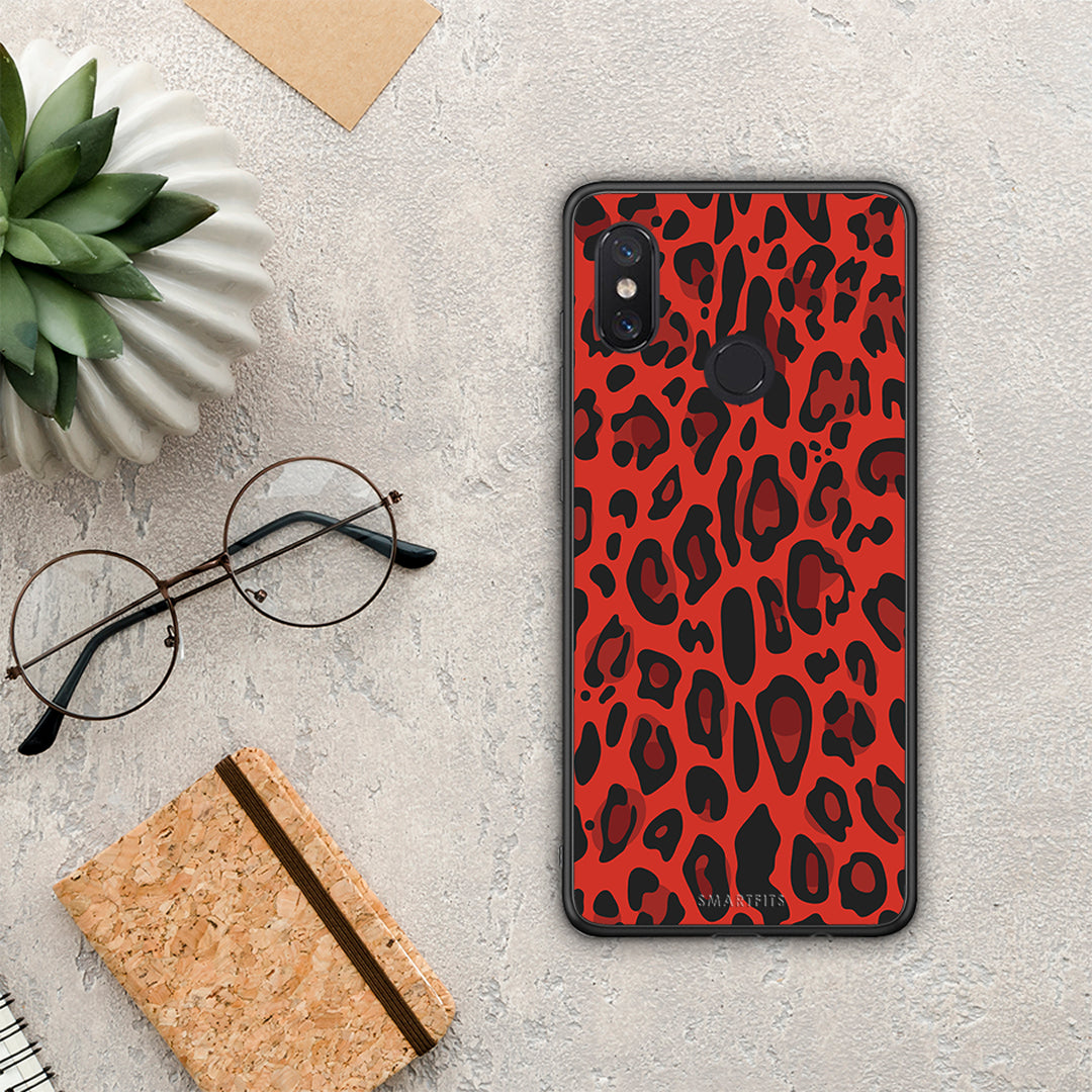 Animal Red Leopard - Xiaomi Mi 8 case