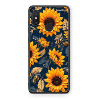 Thumbnail for Xiaomi Mi 8 Autumn Sunflowers Θήκη από τη Smartfits με σχέδιο στο πίσω μέρος και μαύρο περίβλημα | Smartphone case with colorful back and black bezels by Smartfits