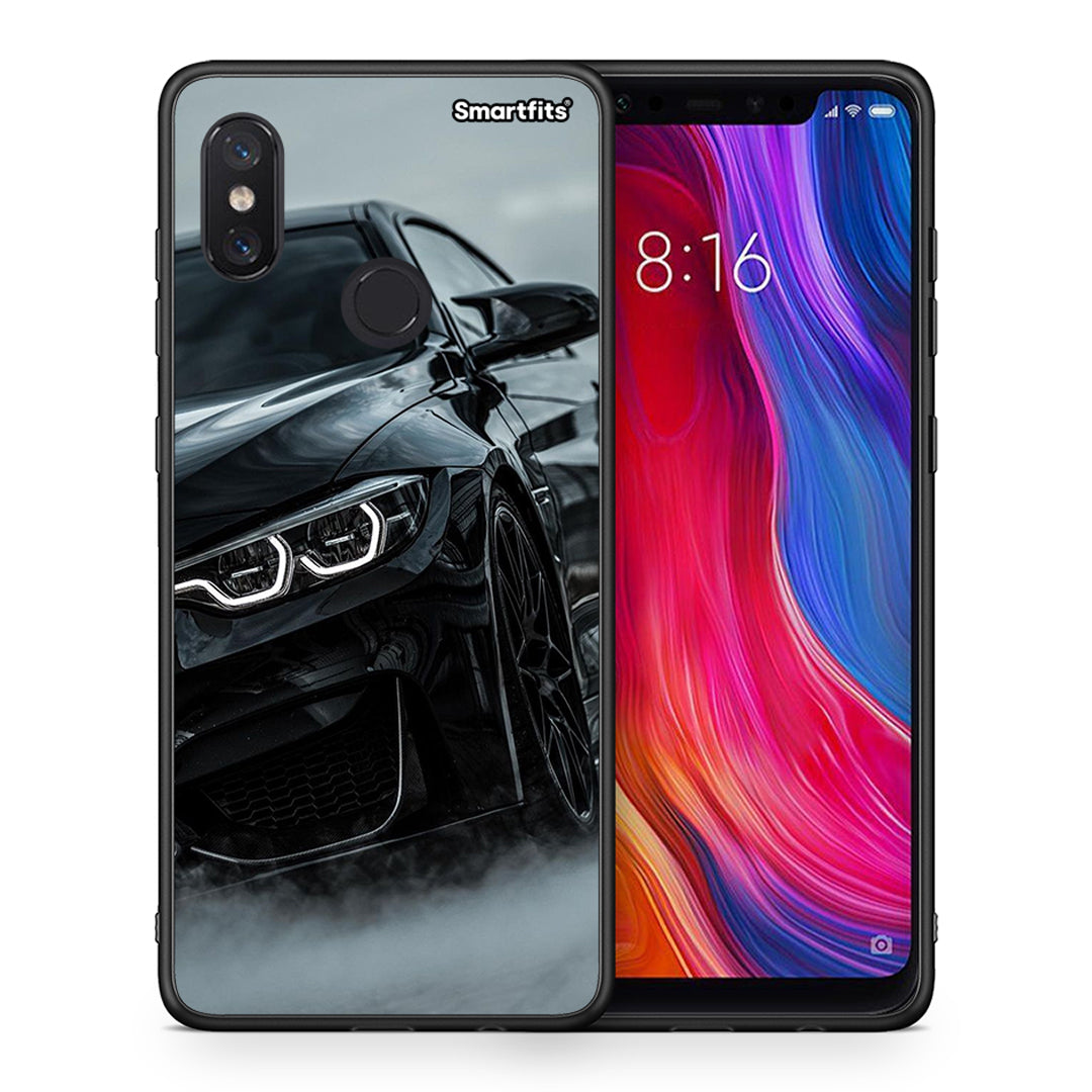 Θήκη Xiaomi Mi 8 Black BMW από τη Smartfits με σχέδιο στο πίσω μέρος και μαύρο περίβλημα | Xiaomi Mi 8 Black BMW case with colorful back and black bezels