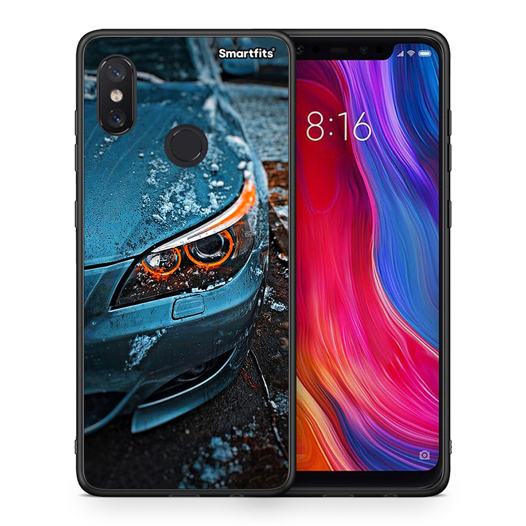 Θήκη Xiaomi Mi 8 Bmw E60 από τη Smartfits με σχέδιο στο πίσω μέρος και μαύρο περίβλημα | Xiaomi Mi 8 Bmw E60 case with colorful back and black bezels