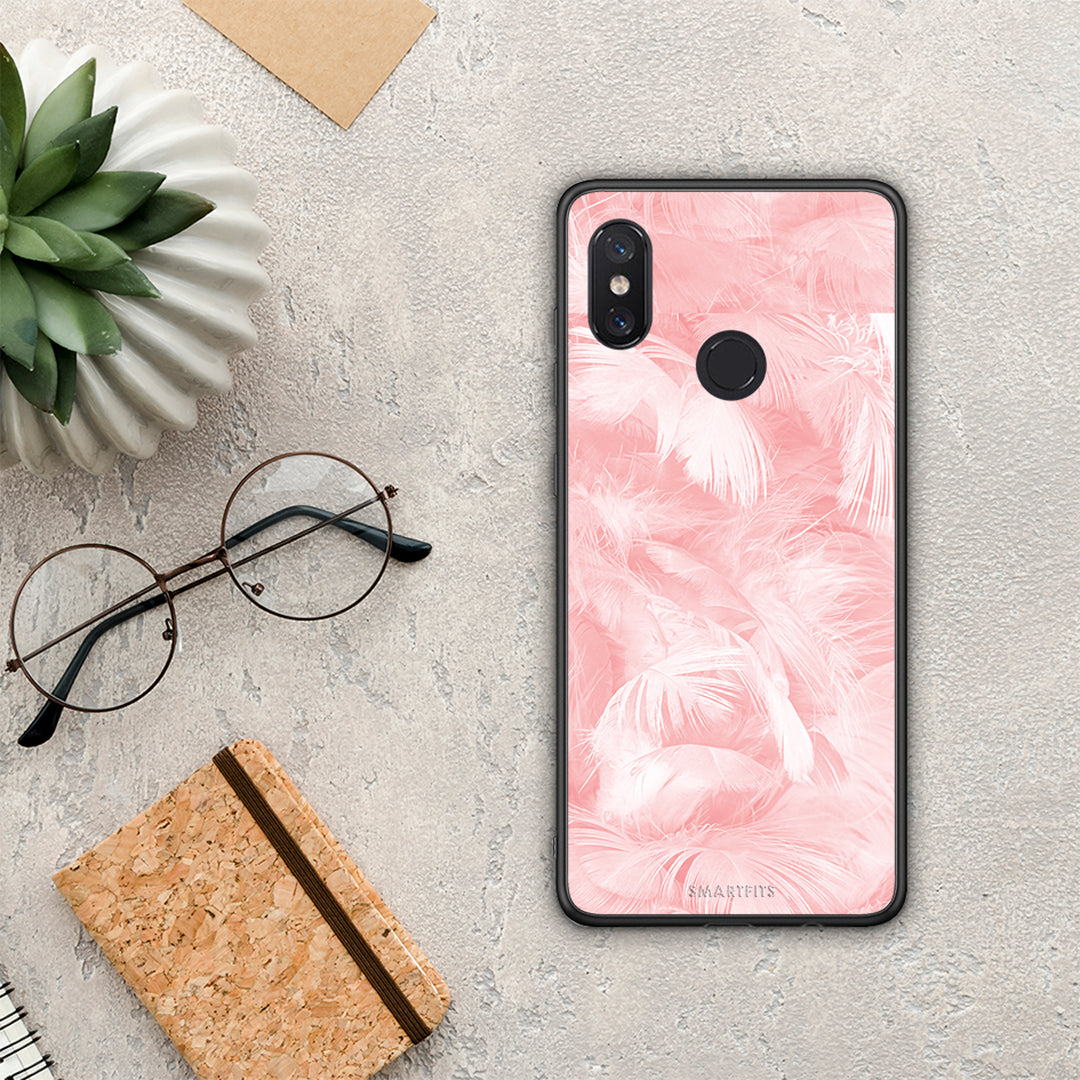 Boho Pink Feather - Xiaomi Mi 8