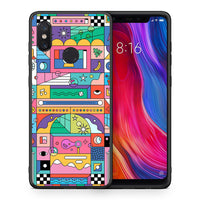 Thumbnail for Θήκη Xiaomi Mi 8 Bubbles Soap από τη Smartfits με σχέδιο στο πίσω μέρος και μαύρο περίβλημα | Xiaomi Mi 8 Bubbles Soap case with colorful back and black bezels