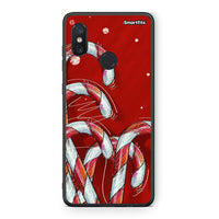 Thumbnail for Xiaomi Mi 8 Candy Cane θήκη από τη Smartfits με σχέδιο στο πίσω μέρος και μαύρο περίβλημα | Smartphone case with colorful back and black bezels by Smartfits