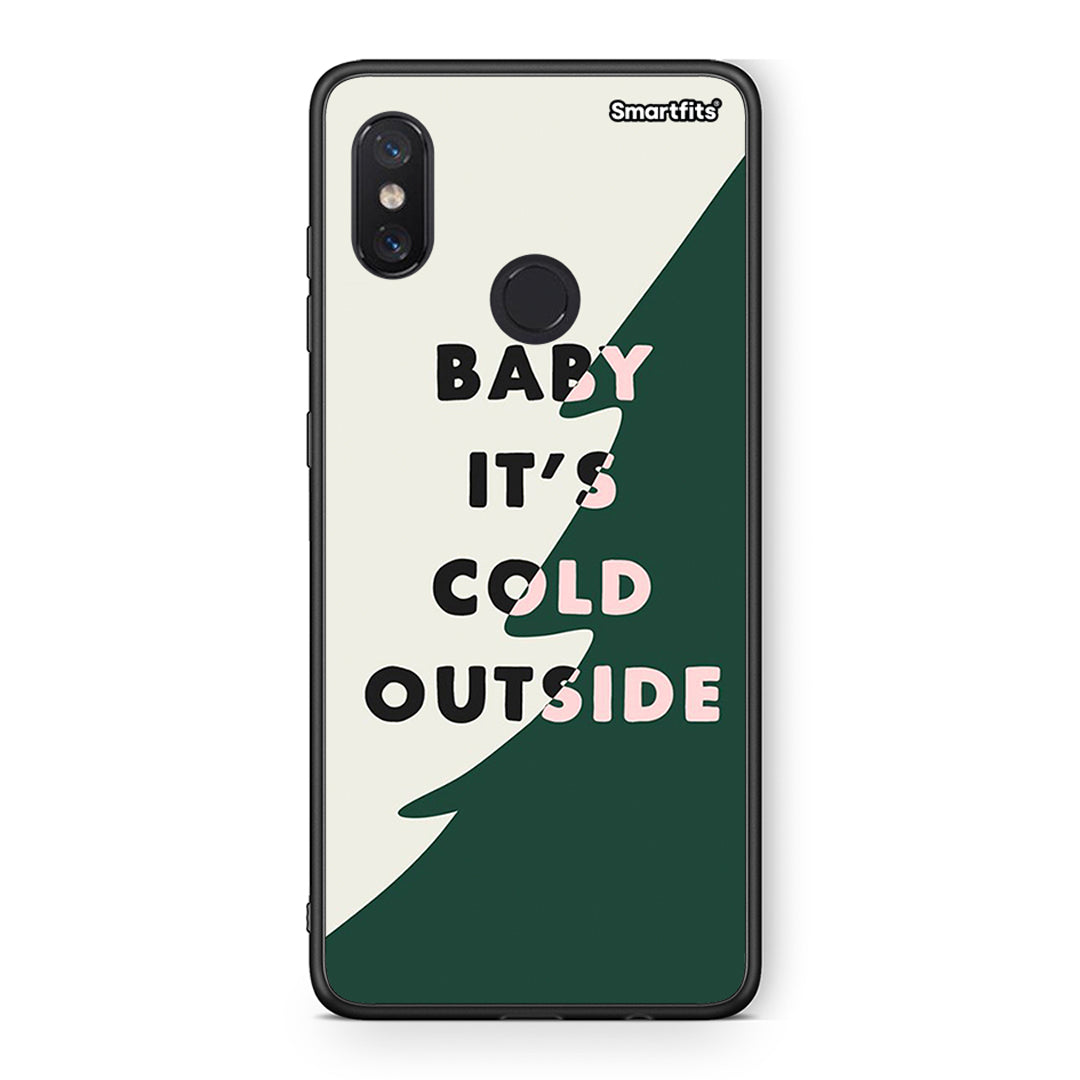 Xiaomi Mi 8 Cold Outside θήκη από τη Smartfits με σχέδιο στο πίσω μέρος και μαύρο περίβλημα | Smartphone case with colorful back and black bezels by Smartfits