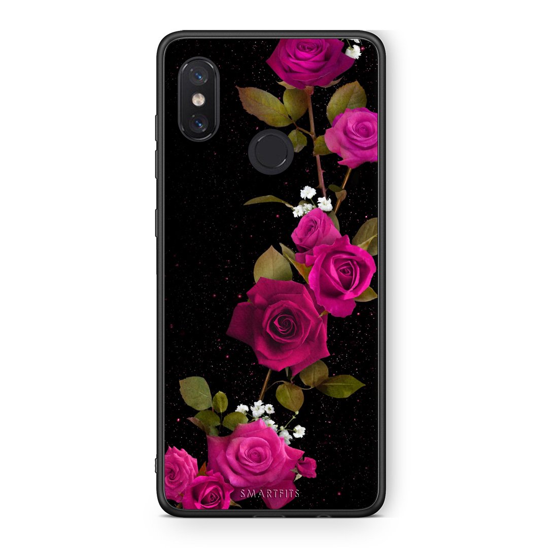 4 - Xiaomi Mi 8 Red Roses Flower case, cover, bumper