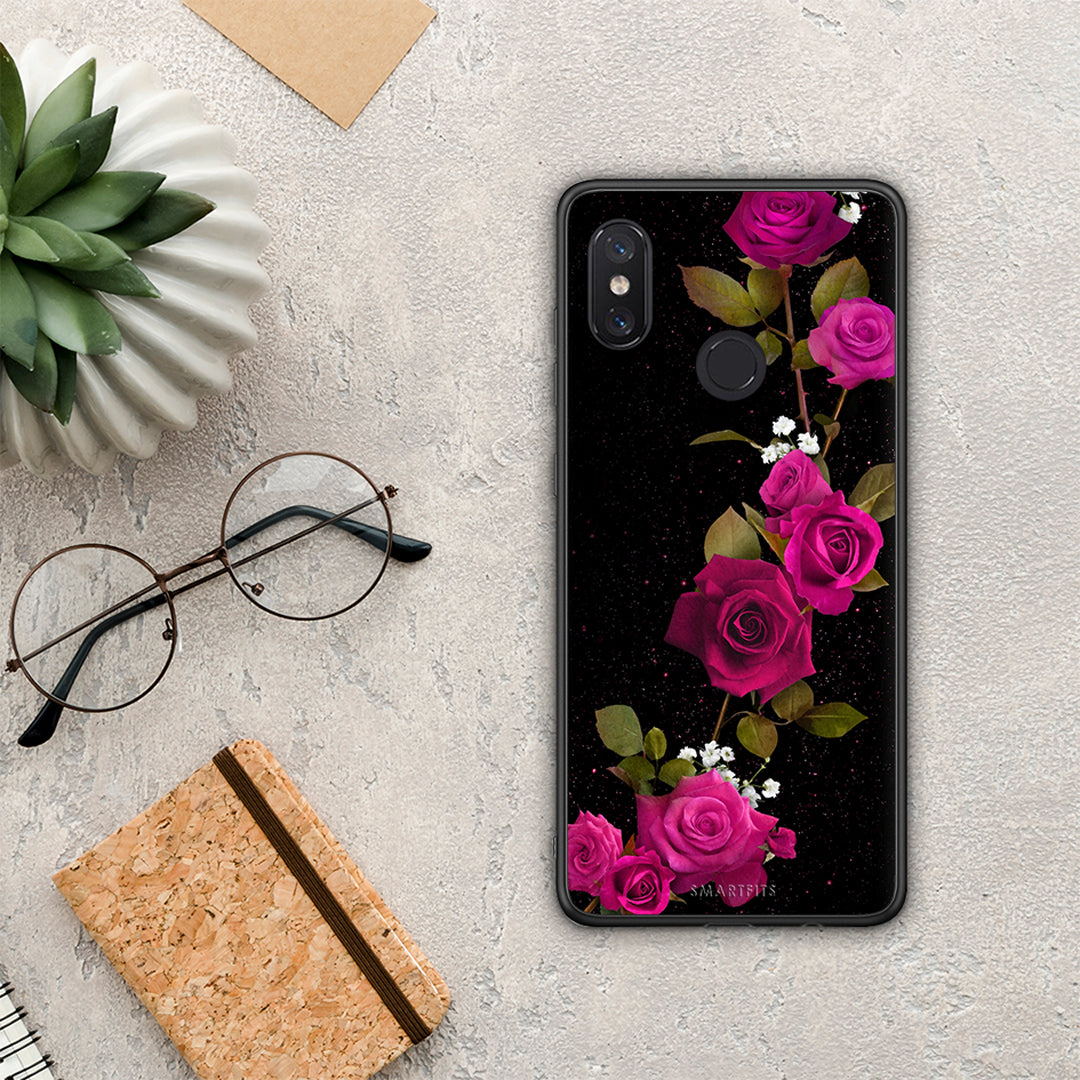 Flower Red Roses - Xiaomi Mi 8 case