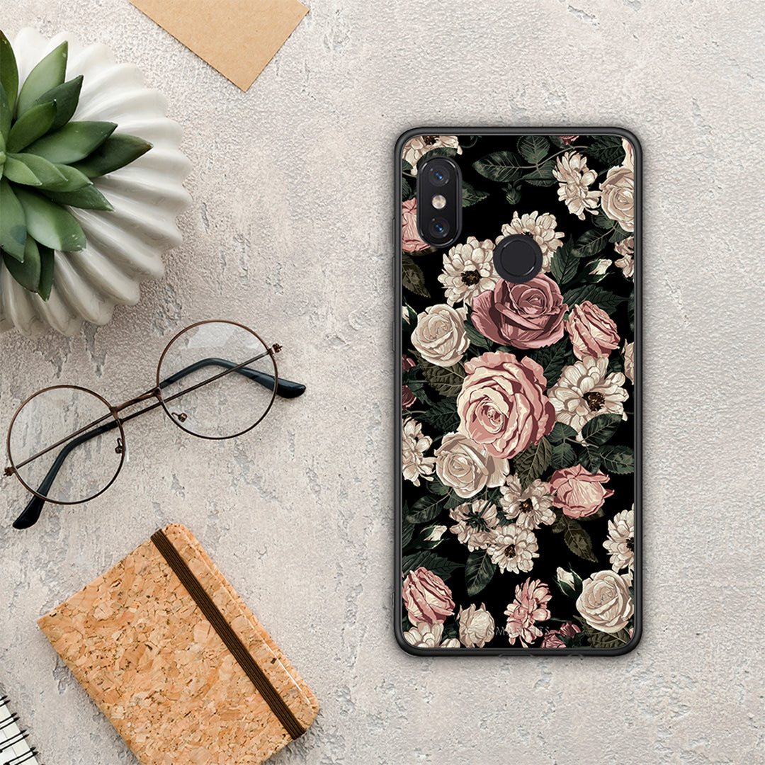 Flower Wild Roses - Xiaomi Mi 8 case