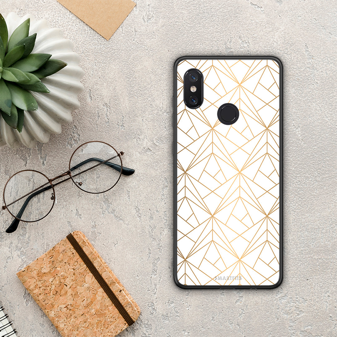 Geometric Luxury White - Xiaomi Mi 8 Case