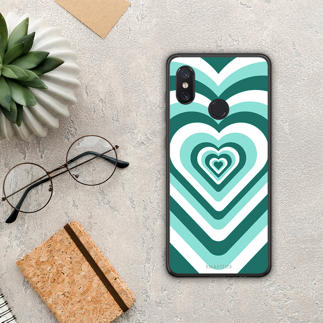 Green Hearts - Xiaomi Mi 8 case