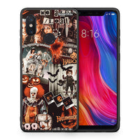 Thumbnail for Θήκη Xiaomi Mi 8 Halloween Spooky Season από τη Smartfits με σχέδιο στο πίσω μέρος και μαύρο περίβλημα | Xiaomi Mi 8 Halloween Spooky Season case with colorful back and black bezels