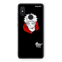 Thumbnail for Xiaomi Mi 8 Itadori Anime θήκη από τη Smartfits με σχέδιο στο πίσω μέρος και μαύρο περίβλημα | Smartphone case with colorful back and black bezels by Smartfits