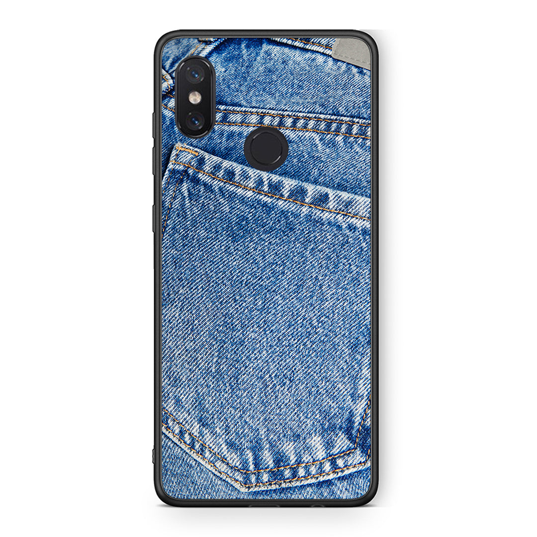 Xiaomi Mi 8 Jeans Pocket θήκη από τη Smartfits με σχέδιο στο πίσω μέρος και μαύρο περίβλημα | Smartphone case with colorful back and black bezels by Smartfits