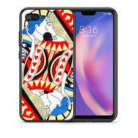 Thumbnail for Θήκη Xiaomi Mi 8 Lite Card Love από τη Smartfits με σχέδιο στο πίσω μέρος και μαύρο περίβλημα | Xiaomi Mi 8 Lite Card Love case with colorful back and black bezels