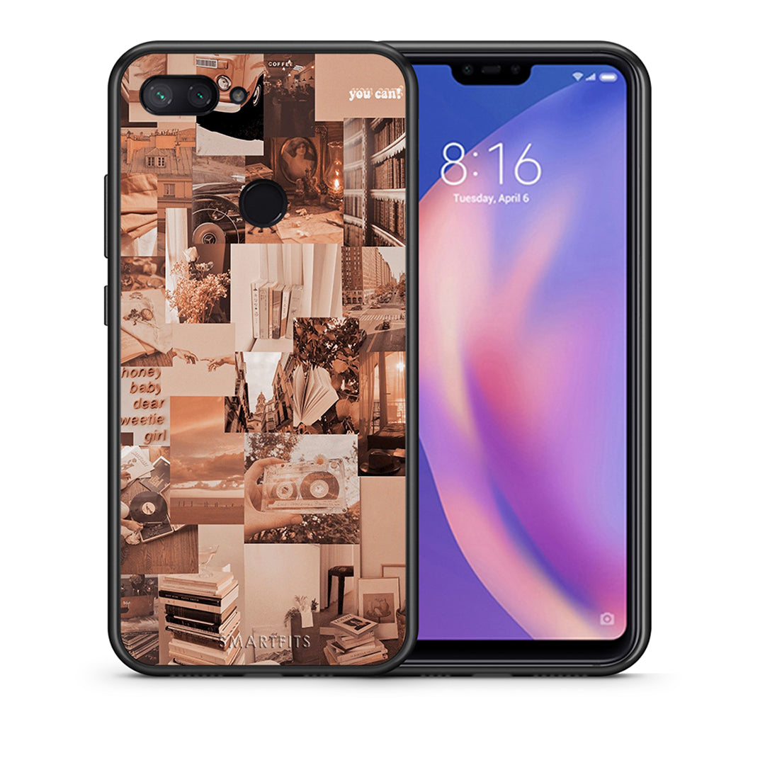 Θήκη Αγίου Βαλεντίνου Xiaomi Mi 8 Lite Collage You Can από τη Smartfits με σχέδιο στο πίσω μέρος και μαύρο περίβλημα | Xiaomi Mi 8 Lite Collage You Can case with colorful back and black bezels