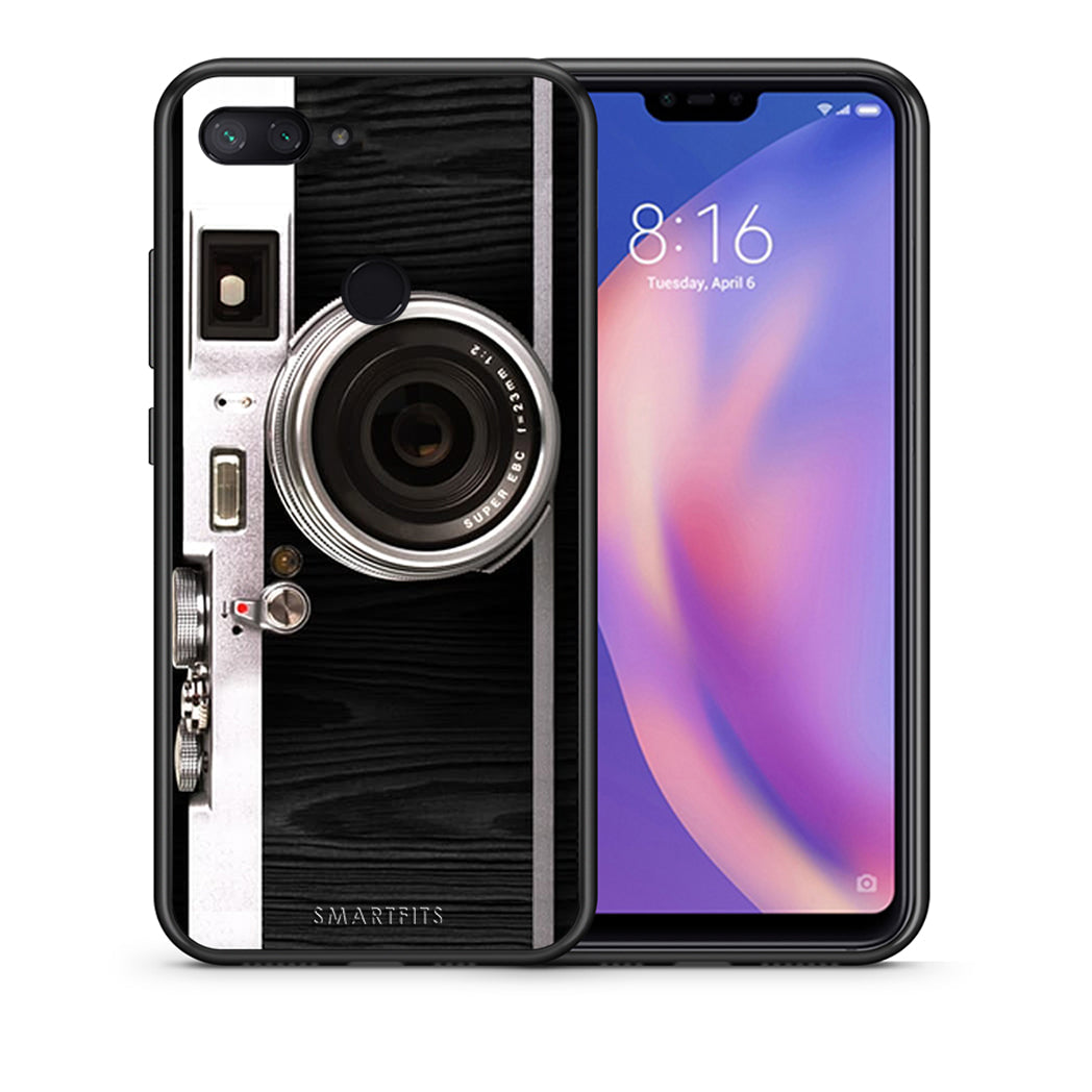 Θήκη Xiaomi Mi 8 Lite Emily In Paris από τη Smartfits με σχέδιο στο πίσω μέρος και μαύρο περίβλημα | Xiaomi Mi 8 Lite Emily In Paris case with colorful back and black bezels