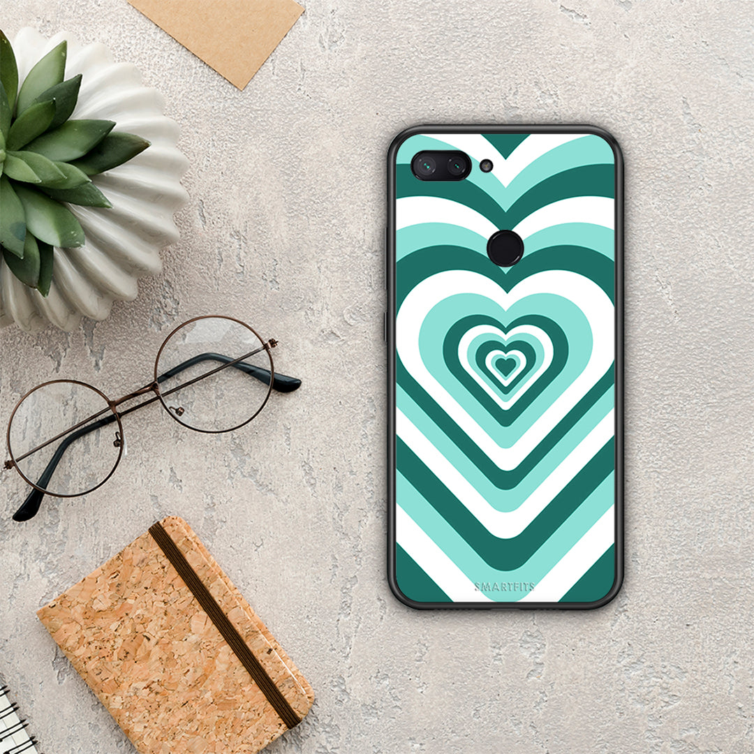 Green Hearts - Xiaomi Mi 8 Lite case