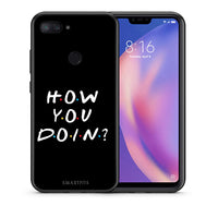 Thumbnail for Θήκη Xiaomi Mi 8 Lite How You Doin από τη Smartfits με σχέδιο στο πίσω μέρος και μαύρο περίβλημα | Xiaomi Mi 8 Lite How You Doin case with colorful back and black bezels