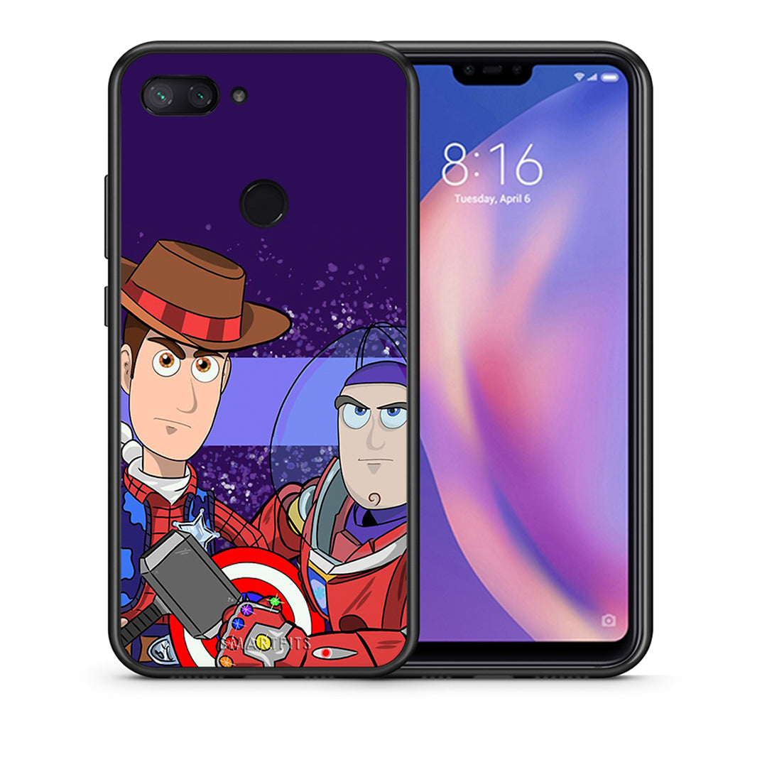 Θήκη Xiaomi Mi 8 Lite Infinity Story από τη Smartfits με σχέδιο στο πίσω μέρος και μαύρο περίβλημα | Xiaomi Mi 8 Lite Infinity Story case with colorful back and black bezels