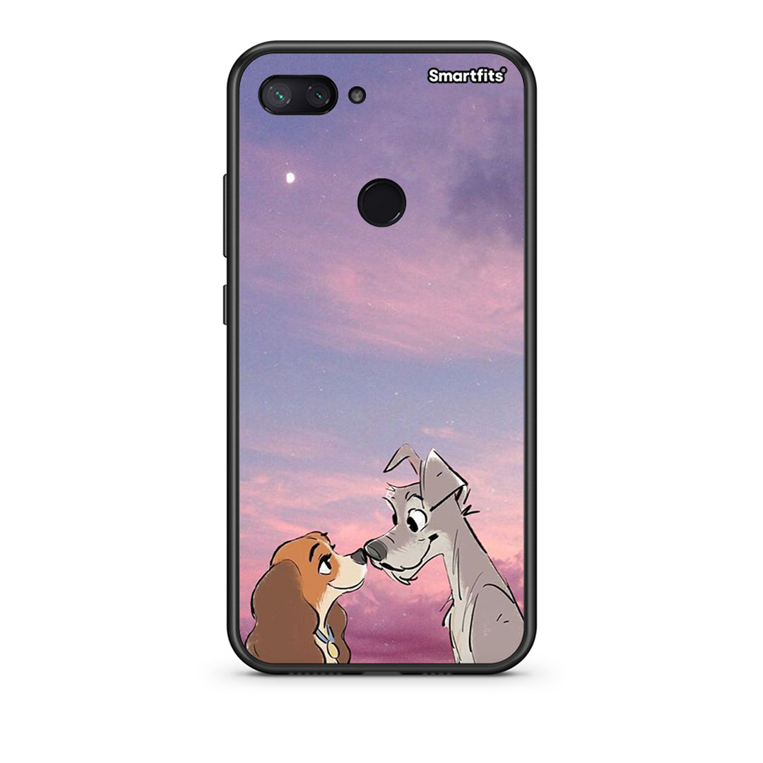 Xiaomi Mi 8 Lite Lady And Tramp θήκη από τη Smartfits με σχέδιο στο πίσω μέρος και μαύρο περίβλημα | Smartphone case with colorful back and black bezels by Smartfits