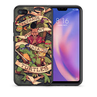 Thumbnail for Θήκη Xiaomi Mi 8 Lite Ninja Turtles από τη Smartfits με σχέδιο στο πίσω μέρος και μαύρο περίβλημα | Xiaomi Mi 8 Lite Ninja Turtles case with colorful back and black bezels