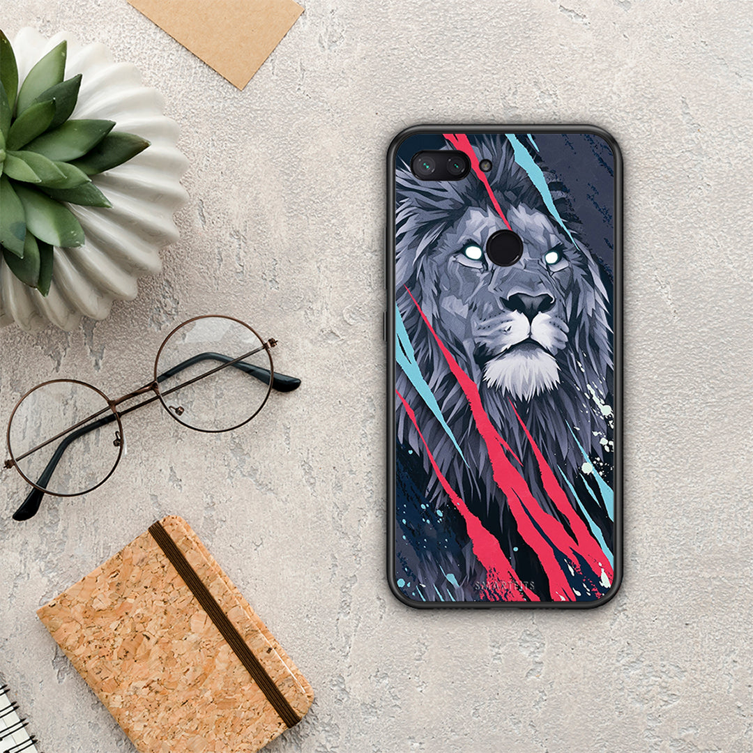 PopArt Lion Designer - Xiaomi Mi 8 Lite case