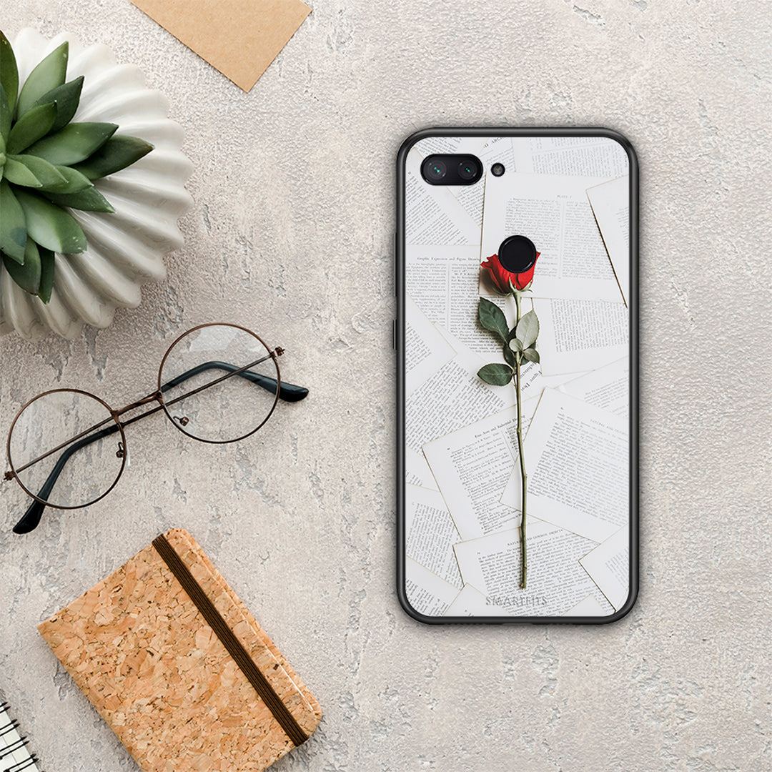 Red Rose - Xiaomi Mi 8 Lite case