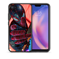 Thumbnail for Θήκη Xiaomi Mi 8 Lite Spider Hand από τη Smartfits με σχέδιο στο πίσω μέρος και μαύρο περίβλημα | Xiaomi Mi 8 Lite Spider Hand case with colorful back and black bezels