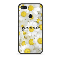 Thumbnail for Xiaomi Mi 8 Lite Summer Daisies Θήκη από τη Smartfits με σχέδιο στο πίσω μέρος και μαύρο περίβλημα | Smartphone case with colorful back and black bezels by Smartfits