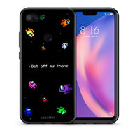 Thumbnail for Θήκη Xiaomi Mi 8 Lite AFK Text από τη Smartfits με σχέδιο στο πίσω μέρος και μαύρο περίβλημα | Xiaomi Mi 8 Lite AFK Text case with colorful back and black bezels