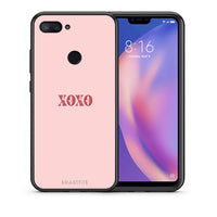 Thumbnail for Θήκη Xiaomi Mi 8 Lite XOXO Love από τη Smartfits με σχέδιο στο πίσω μέρος και μαύρο περίβλημα | Xiaomi Mi 8 Lite XOXO Love case with colorful back and black bezels