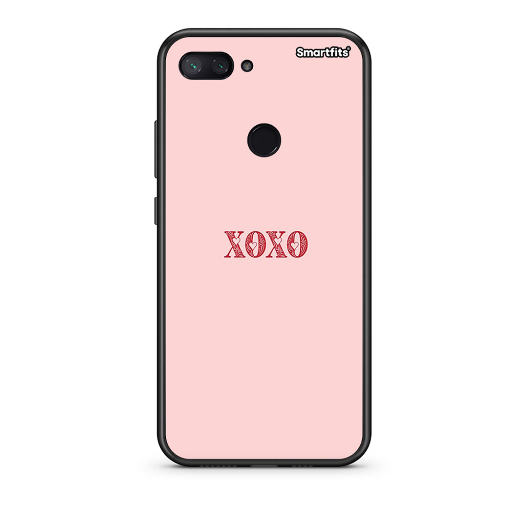 Xiaomi Mi 8 Lite XOXO Love θήκη από τη Smartfits με σχέδιο στο πίσω μέρος και μαύρο περίβλημα | Smartphone case with colorful back and black bezels by Smartfits