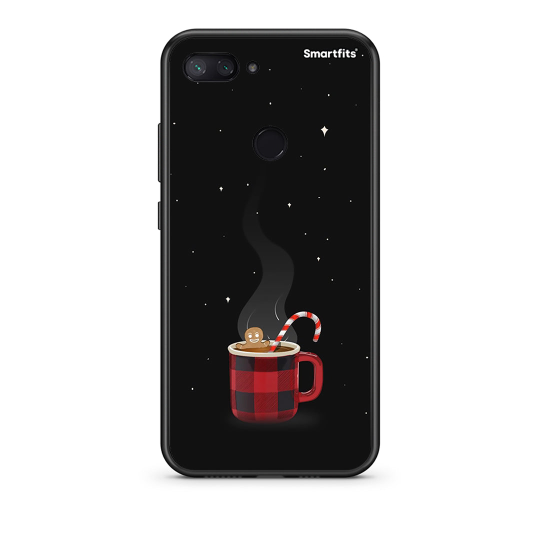 Xiaomi Mi 8 Lite Xmas Bathing θήκη από τη Smartfits με σχέδιο στο πίσω μέρος και μαύρο περίβλημα | Smartphone case with colorful back and black bezels by Smartfits