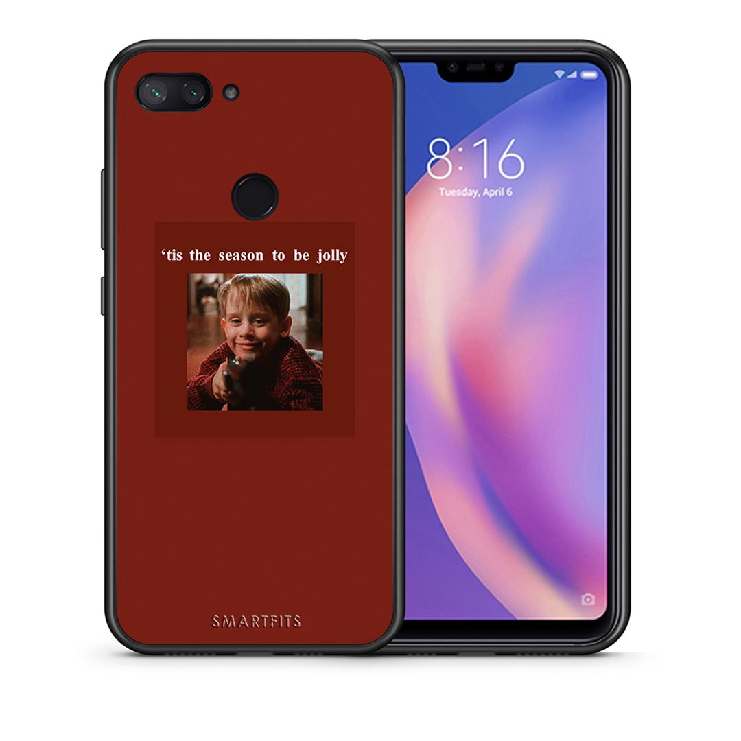 Θήκη Xiaomi Mi 8 Lite Xmas Ultimate Spirit από τη Smartfits με σχέδιο στο πίσω μέρος και μαύρο περίβλημα | Xiaomi Mi 8 Lite Xmas Ultimate Spirit case with colorful back and black bezels