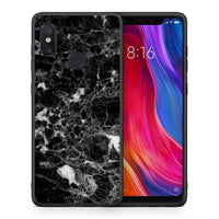 Thumbnail for Θήκη Xiaomi Mi 8 Male Marble από τη Smartfits με σχέδιο στο πίσω μέρος και μαύρο περίβλημα | Xiaomi Mi 8 Male Marble case with colorful back and black bezels