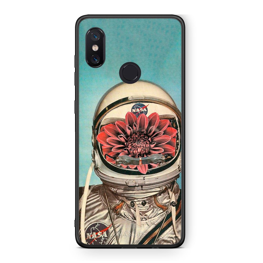 Xiaomi Mi 8 Nasa Bloom θήκη από τη Smartfits με σχέδιο στο πίσω μέρος και μαύρο περίβλημα | Smartphone case with colorful back and black bezels by Smartfits