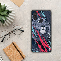 Thumbnail for PopArt Lion Designer - Xiaomi Mi 8 case