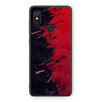 Thumbnail for Xiaomi Mi 8 Red Paint Θήκη Αγίου Βαλεντίνου από τη Smartfits με σχέδιο στο πίσω μέρος και μαύρο περίβλημα | Smartphone case with colorful back and black bezels by Smartfits