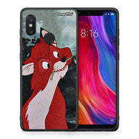 Thumbnail for Θήκη Xiaomi Mi 8 Tod And Vixey Love 1 από τη Smartfits με σχέδιο στο πίσω μέρος και μαύρο περίβλημα | Xiaomi Mi 8 Tod And Vixey Love 1 case with colorful back and black bezels