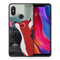 Thumbnail for Θήκη Xiaomi Mi 8 Tod And Vixey Love 2 από τη Smartfits με σχέδιο στο πίσω μέρος και μαύρο περίβλημα | Xiaomi Mi 8 Tod And Vixey Love 2 case with colorful back and black bezels